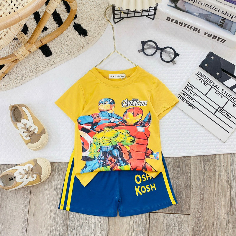 CT02- BỘ CỘC TAY THUN LẠNH CHO BÉ