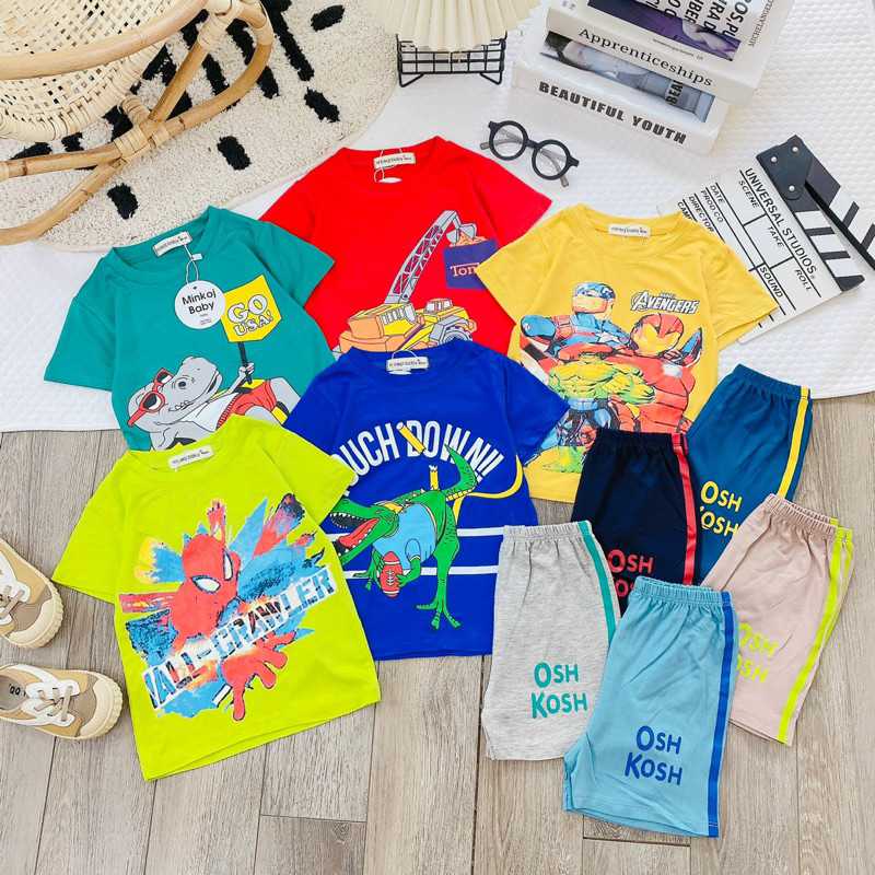 CT02- BỘ CỘC TAY THUN LẠNH CHO BÉ