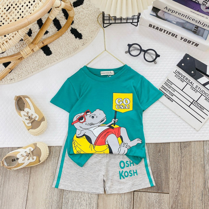 CT02- BỘ CỘC TAY THUN LẠNH CHO BÉ