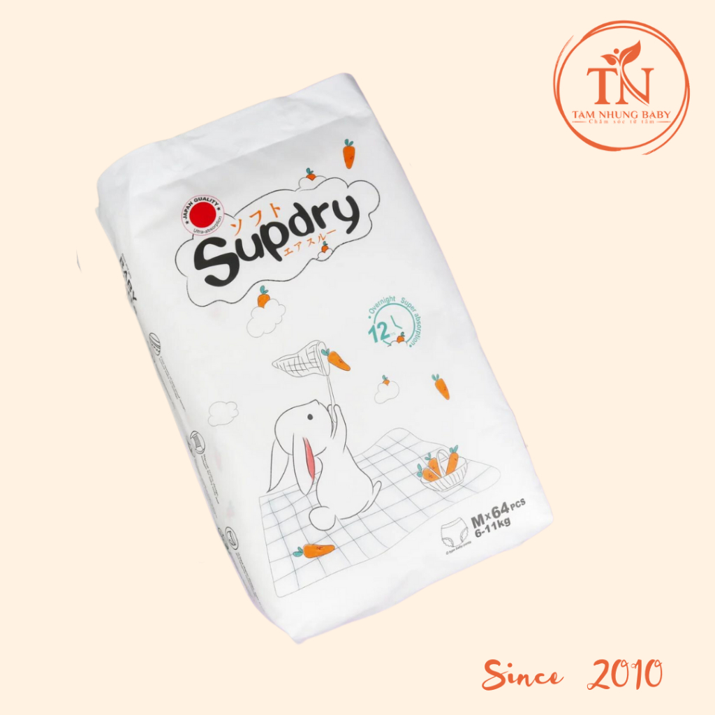 Bỉm Supdry trắng nội địa Trung