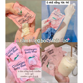 Ủ TẮM TRẮNG TRÁI ĐÀO BODY MASK