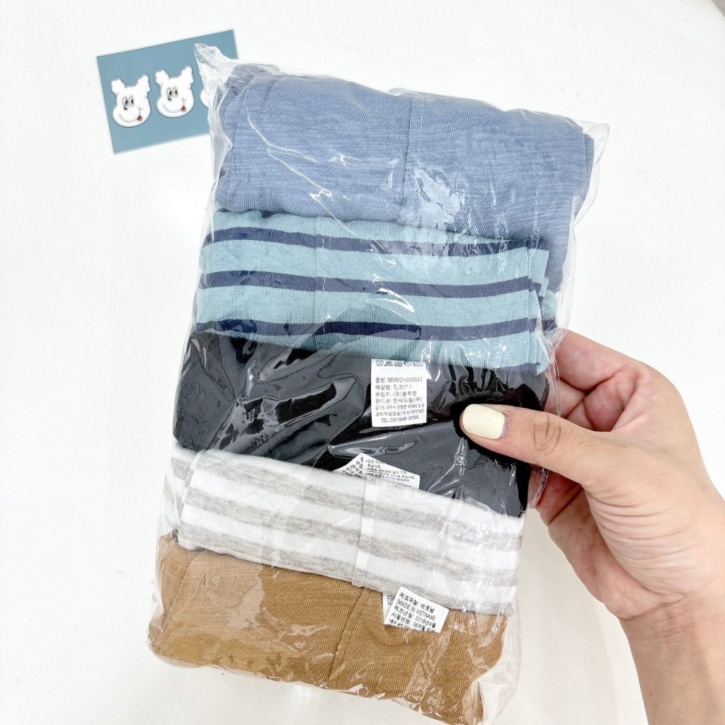 Set 5 quần Korea dư xịn cho trẻ em vải cotton modal gỗ sồi an toàn thân thiện cho da bé yêu