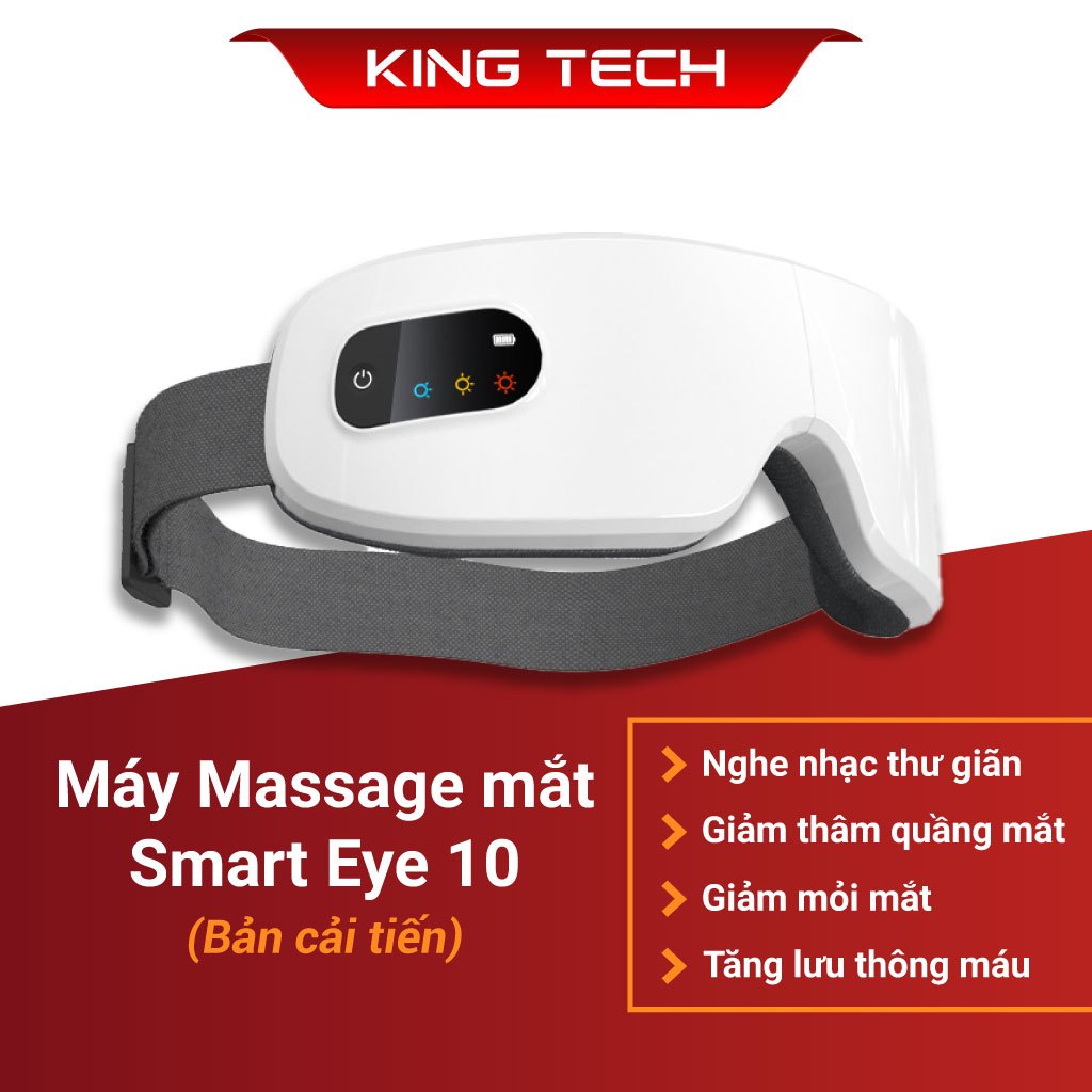 Máy Massage Mắt Bản Nâng Cấp 4 Chế Độ Massage Tích Hợp Chế Độ Rung Kết Nối Bluetooth Làm Giảm Mỏi Mắt và Lưu Thông Máu
