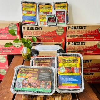 Bếp Nướng Than BBQ dùng một lần VGreeny - NHANH - SẠCH - TIỆN - RẺ