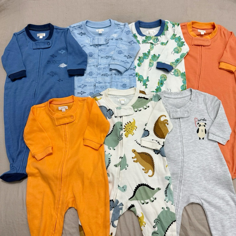 Body sleep sleepsuit cotton cho bé trai bé gái liền tất không tất chân, thun mềm mát