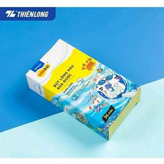 Bút lông màu, 36 màu rửa được, Fiber Pen Washable Colokit Thiên Long. Viết Calligraphy, Hán tự, đánh nổi