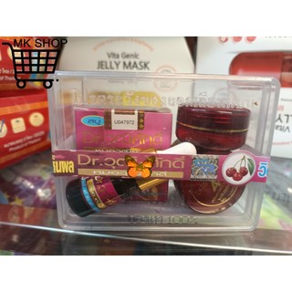 Bộ dưỡng da nám cherry đỏ dr. wuttisak 5 món hàng thái lan