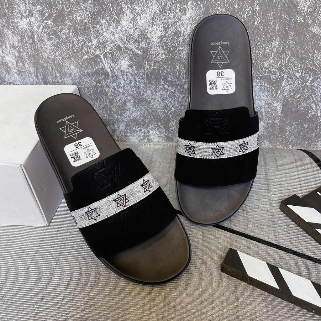 Dép nam đẹp -dép quai ngang nam đẹp khâu quai xuyên đế đẳng cấp thời trang