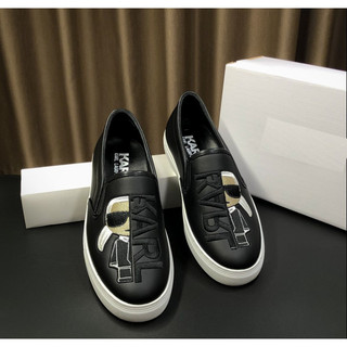 Giày Slipon logo ông già thêu - Giày thể thao nam hottrend