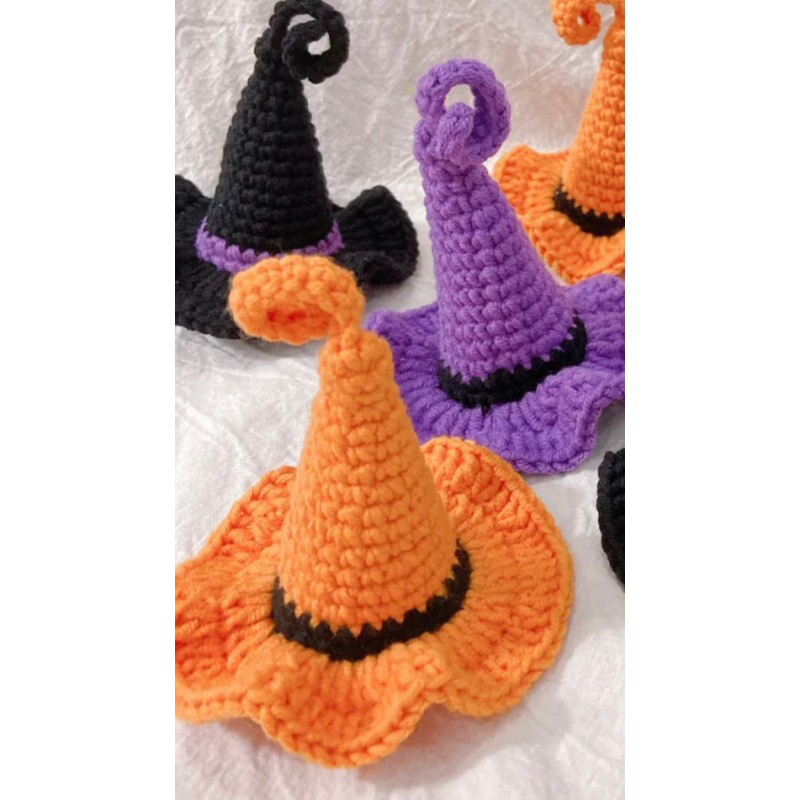 Kẹp tóc mũ phù thuỷ halloween