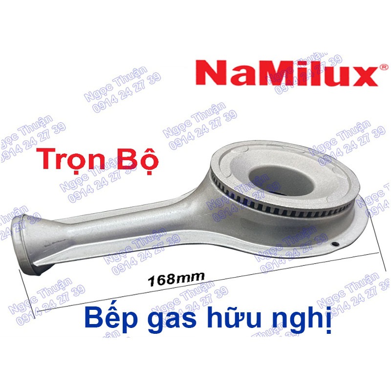 Điếu bếp gas mini namilux + đầu đốt, sen chia lửa