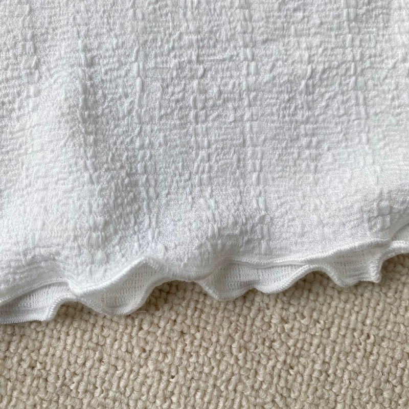 Áo tay bồng chất liệu cotton hàng Hàn cho bé