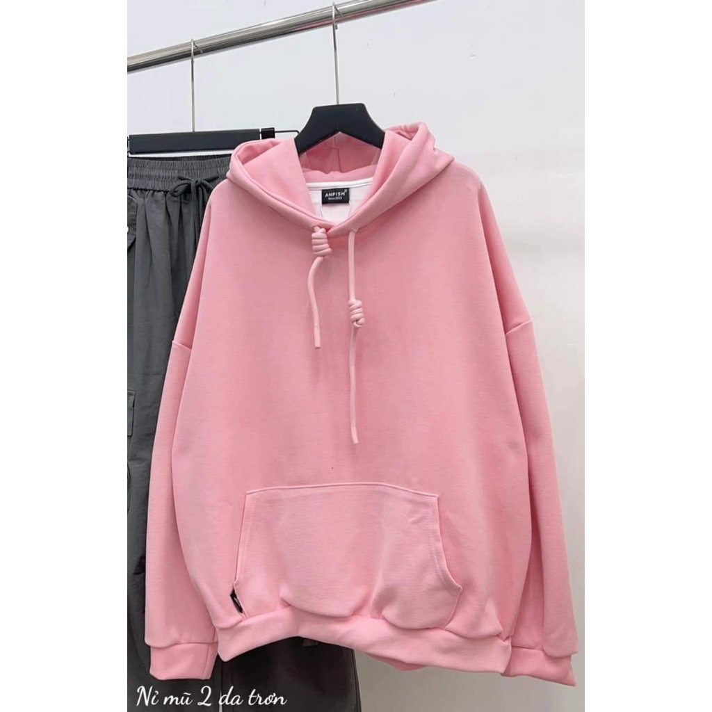 Áo nỉ hoodie nữ form rộng HOODIE TRƠN KH cute hàn quốc THUUNISEX M1147