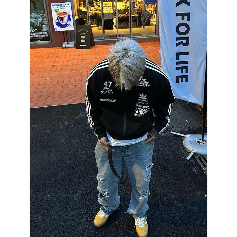 NORECORD SPORT JACKET 23SS - Áo khoác thể thao khoá kéo unisex