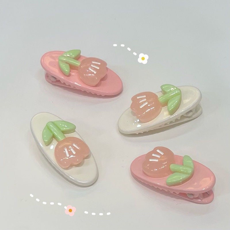 Set 2 Kẹp Hoa Tuylip Oval Mới Siêu Xinh Cho Nữ