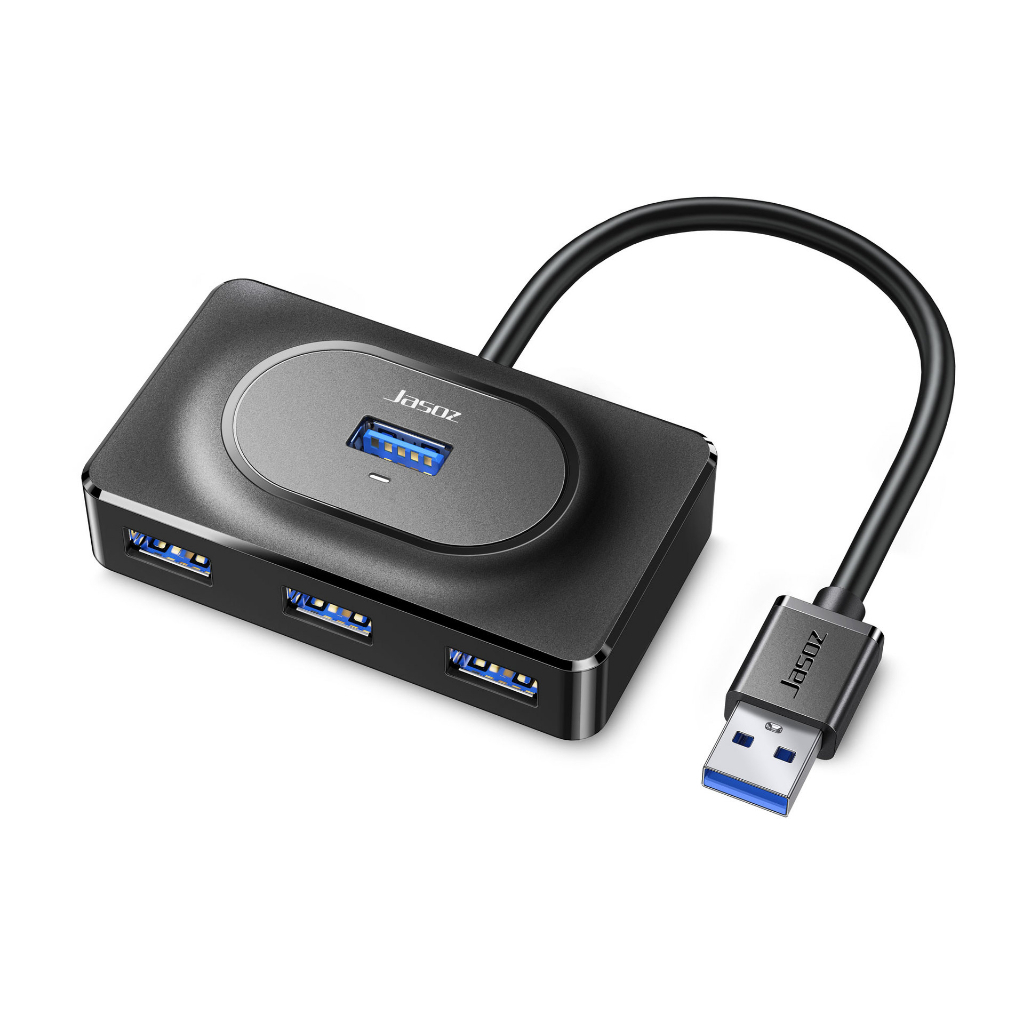 Hub USB Và Hub TypeC Chia 4 Cổng USB 2.0/ 3.0 Jasoz Giúp Chia Cổng USB Sử Dụng Được Nhiều Thiết Bị Trên Laptop, PC.