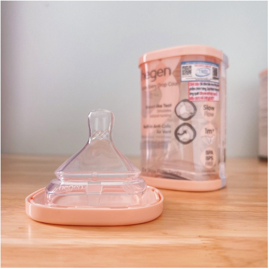 Núm Ti Thay Thế Bình Sữa Hegen 0m+, 3m+, 6m+ và Y Cắt Lamkids