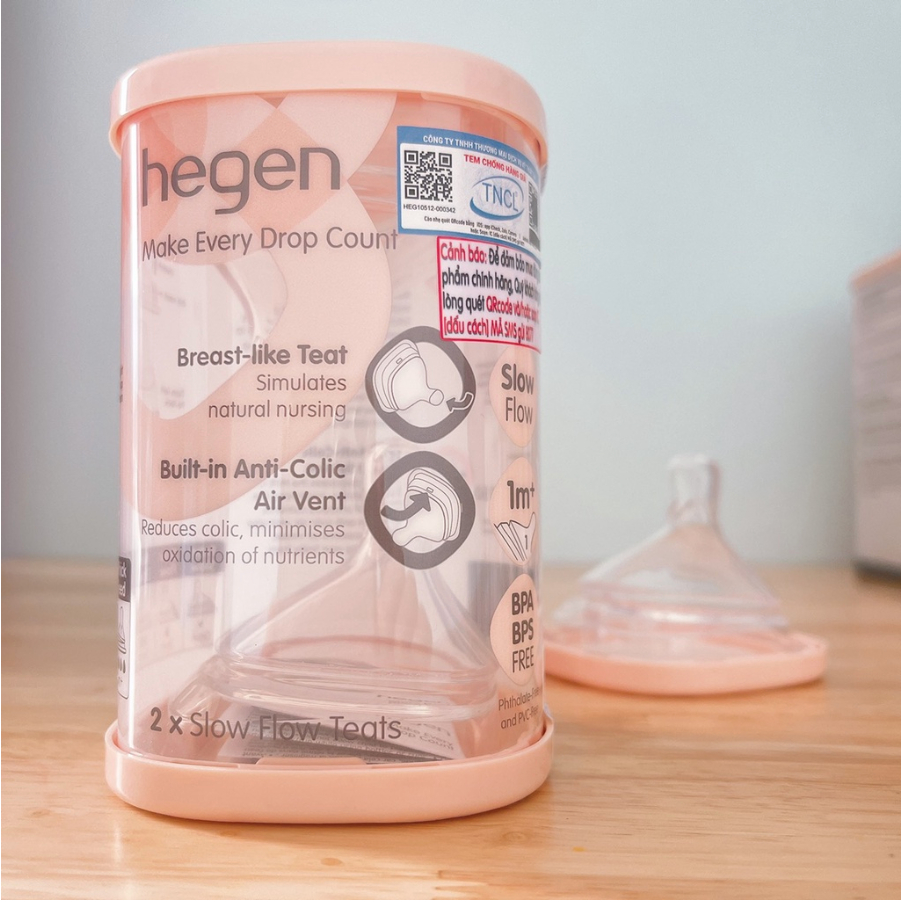 Núm Ti Thay Thế Bình Sữa Hegen 0m+, 3m+, 6m+ và Y Cắt Lamkids