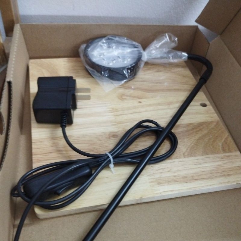 Đèn đế gỗ led, đèn thủy sinh, đèn terrarium