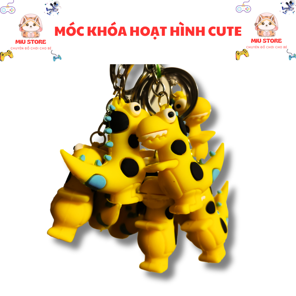 🍉Móc Khóa Silicon Hoạt Hình Nhiều Mẫu_Miu Store