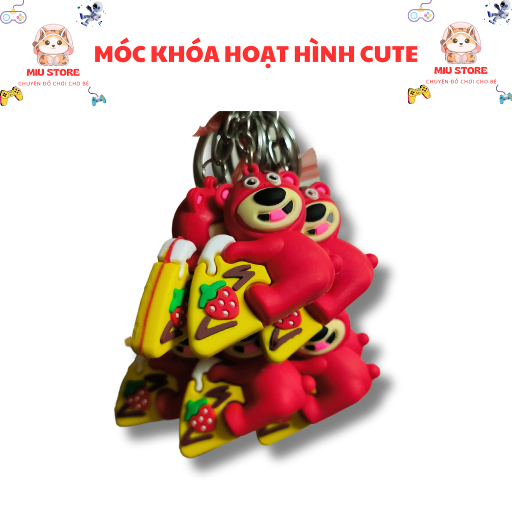 🍉Móc Khóa Silicon Hoạt Hình Nhiều Mẫu_Miu Store