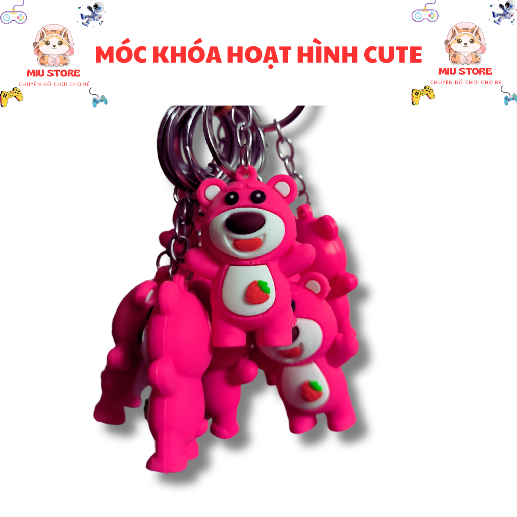 🍉Móc Khóa Silicon Hoạt Hình Nhiều Mẫu_Miu Store