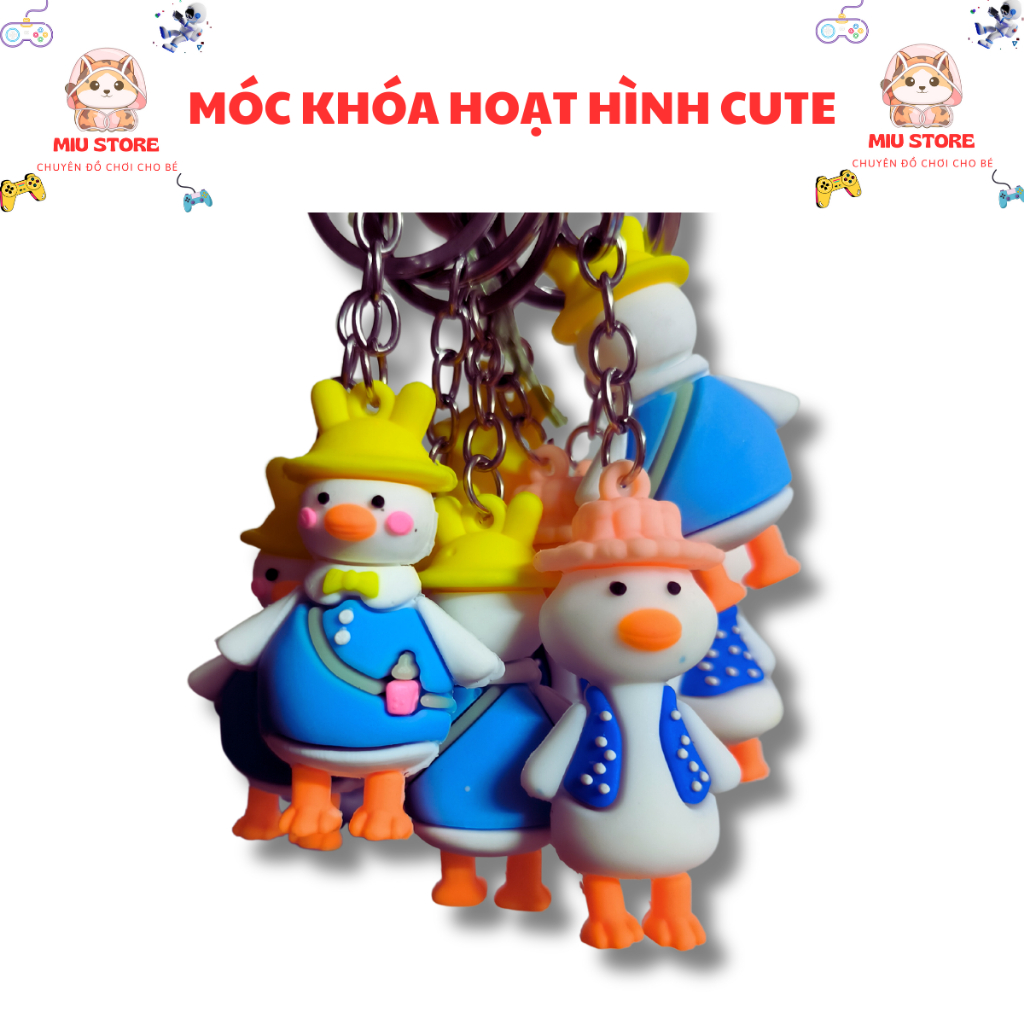 🍉Móc Khóa Silicon Hoạt Hình Nhiều Mẫu_Miu Store