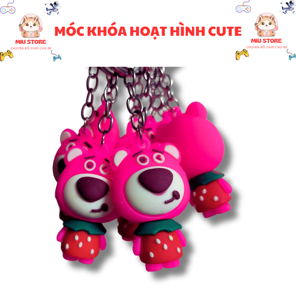 🍉Móc Khóa Silicon Hoạt Hình Nhiều Mẫu_Miu Store