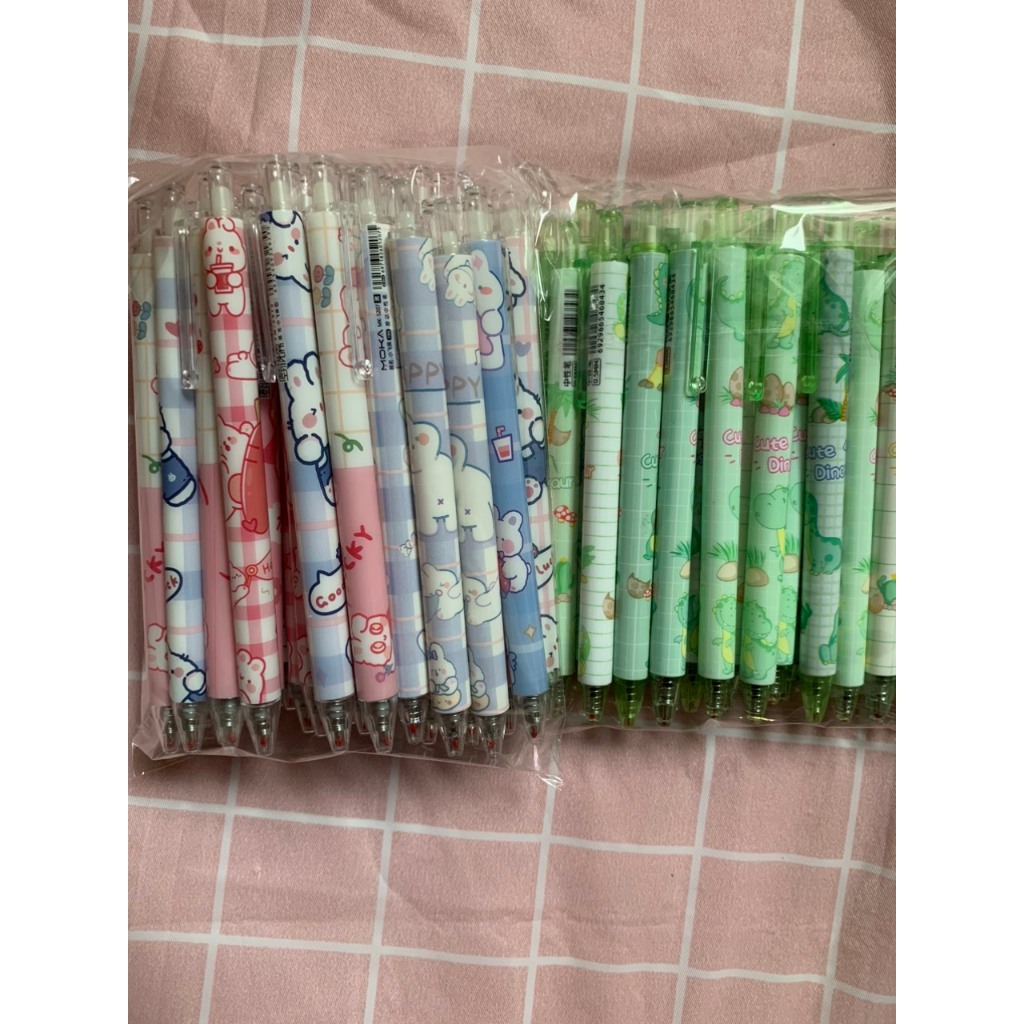 Set bút gel bấm mix nhiều mẫu siu cute
