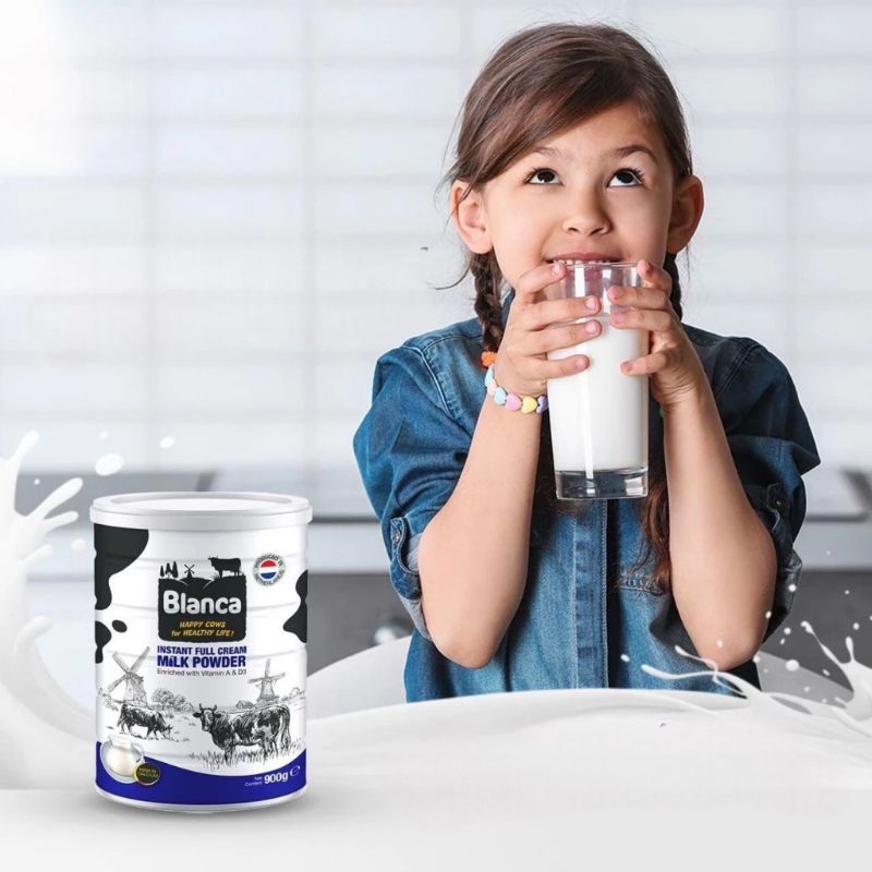 Sữa nguyên kem Hà Lan 900g hộp màu xanh