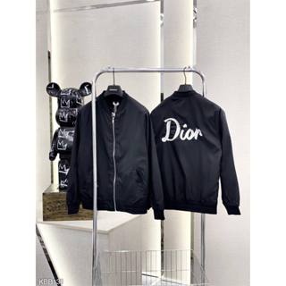Áo Khoác Gió Bomber Dior Thêu Hai Lớp Họa Tiết Chữ Thêu_Áo Khoác Gió 2 Lớp Hót Neww