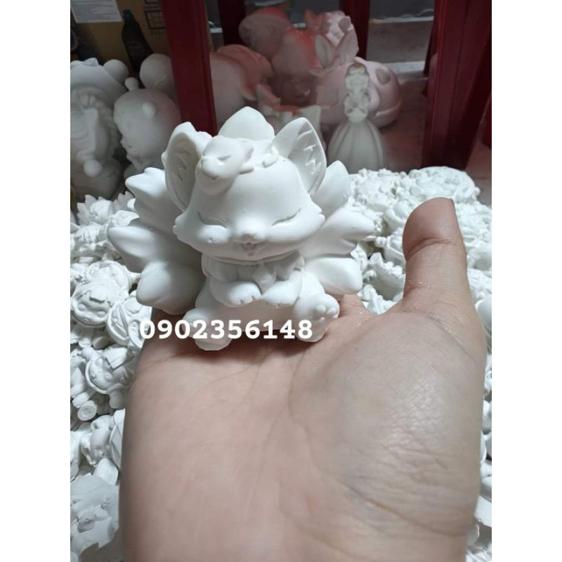 Tượng hồ ly 9 đuôi mini
