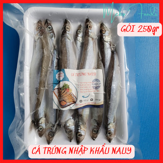 Cá trứng Nauy tươi ngon nhiều trứng khay 250gr