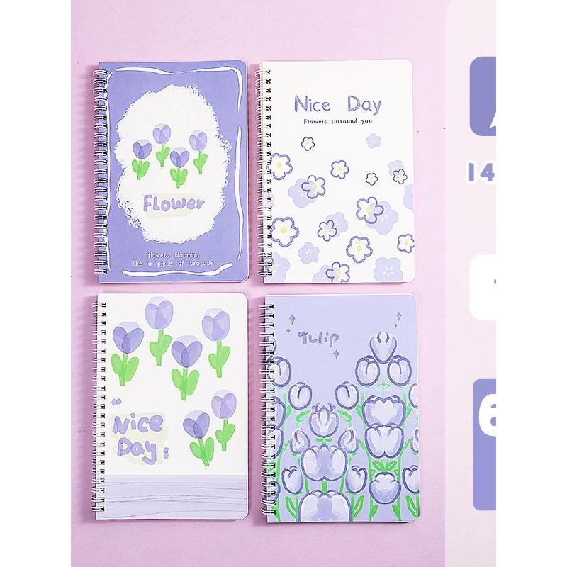 Sổ gáy lò xo A5 hoạt hình dễ thương 120 trang