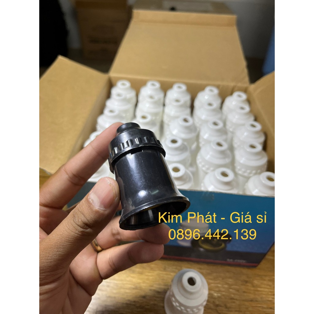 Đui đèn xoáy trắng, đen MHL Chính Hãng Việt Nam, đuôi E27