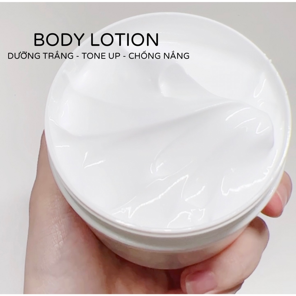 Kem body dưỡng trắng da ban ngày, chống nắng, tone up da căng bóng