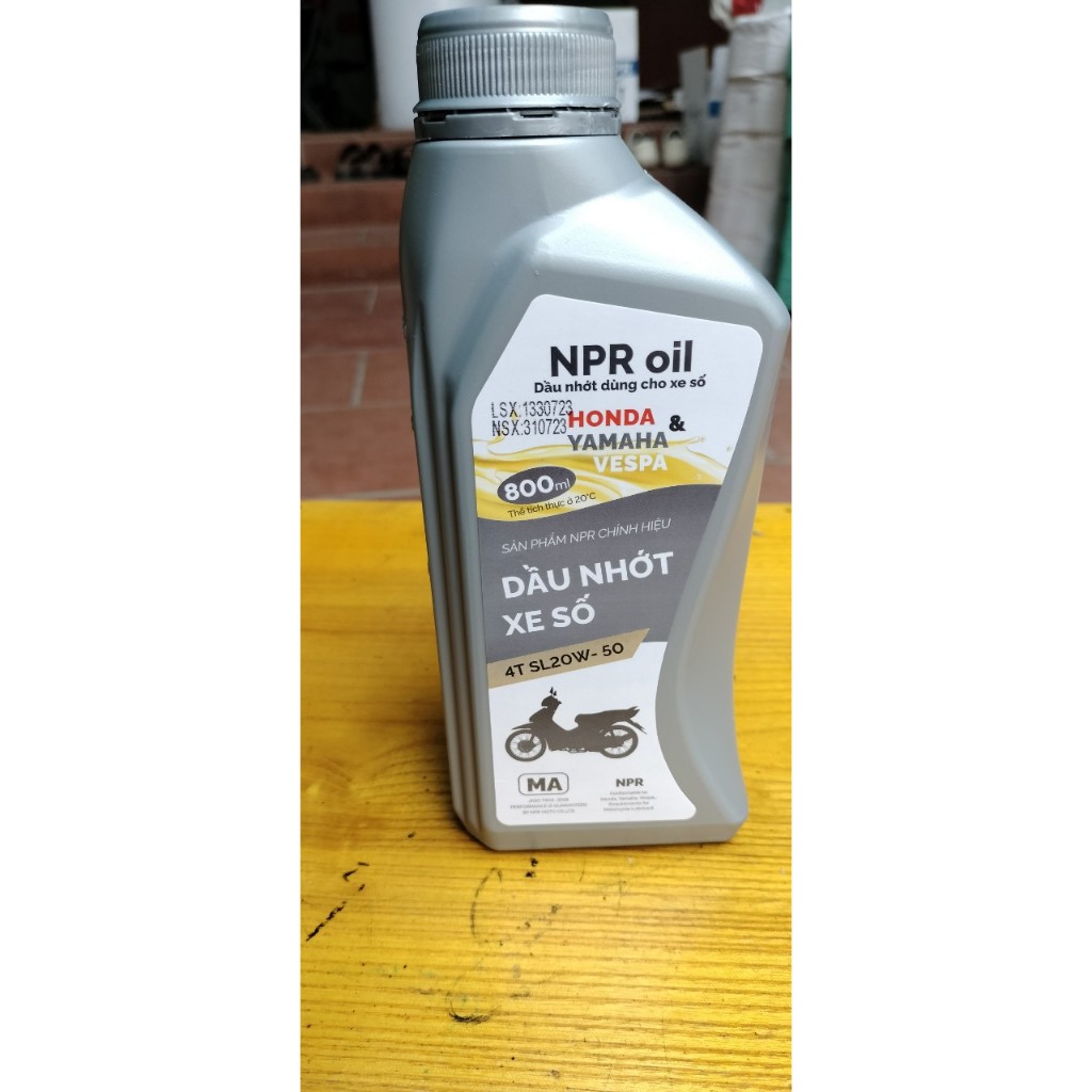 Dầu Nhớt NPR OIL Dùng Cho Xe Số - Xe Tay Ga Hàng Chất Lượng Cao