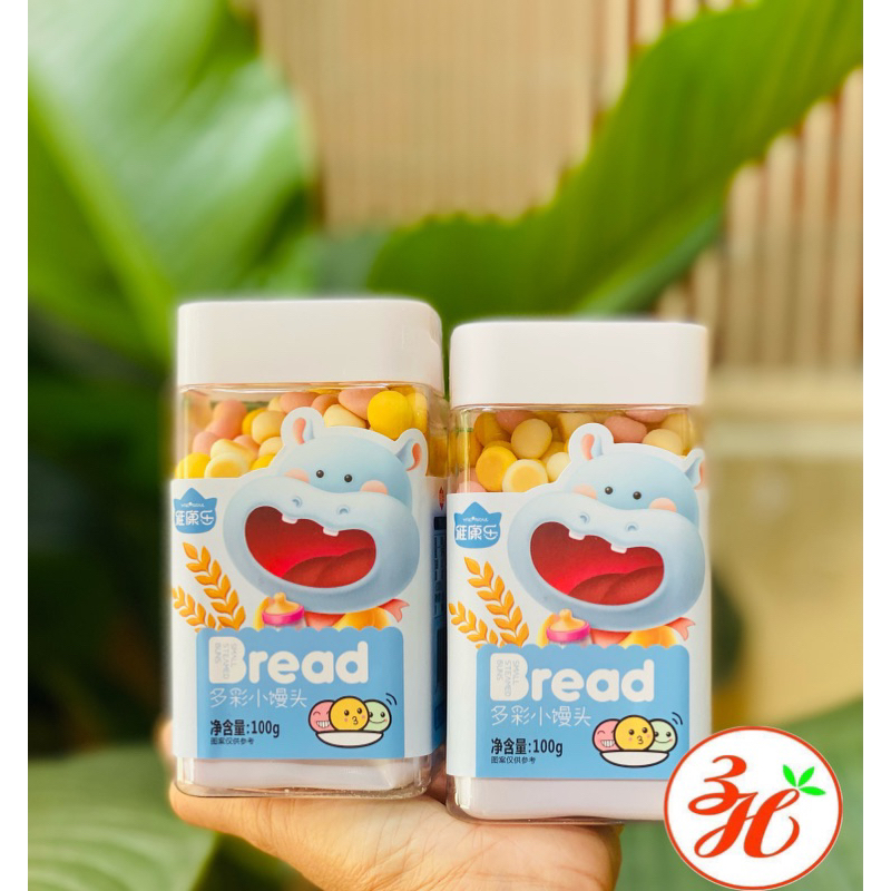 Bánh men bi mix vị Hà Mã Bread 100g