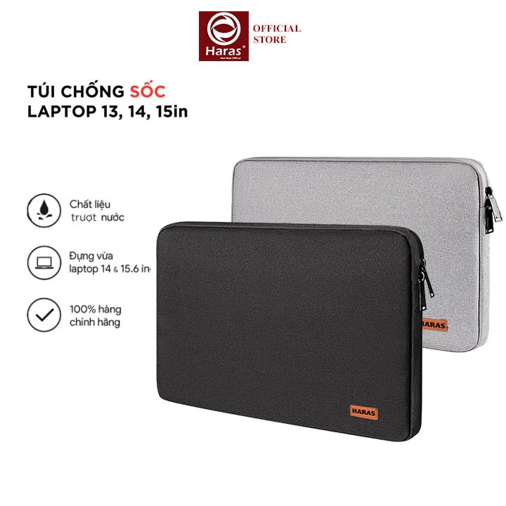 Túi Chống Sốc Laptop Macbook Ultrabook 1/2 Ngăn đựng 13.3 Inch, 14 Inch, 15 Inch, 17 Inch- Túi laptop nam nữ HARAS