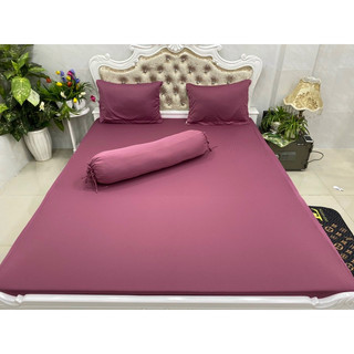 Bộ drap thun màu A+ hàn quốc chất thun mát mịn