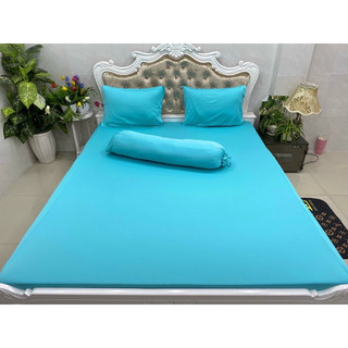 Bộ drap thun màu A+ hàn quốc chất thun mát mịn