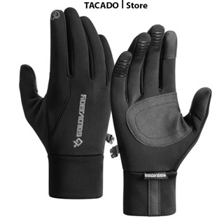 Găng tay lái xe máy xe đạp có cảm ứng ôm sát ngón giữ ấm chống gió mưa phù hợp thể thao ngoài trời Golovejoy