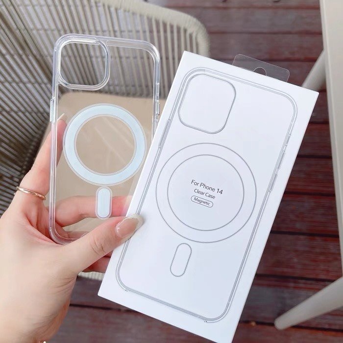 Ốp lưng iphone cao cấp có vòng tròn sạc không dây 15 pro max 14 13 12 11 plus