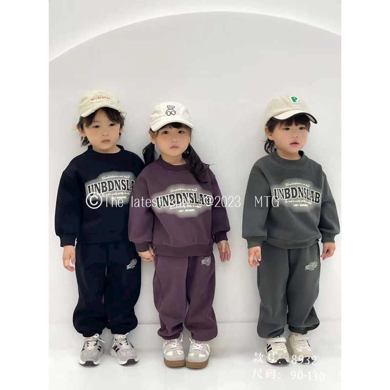 Bộ nỉ bé gái 12-18kg