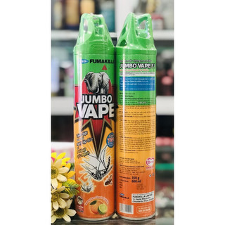 Bình xịt côn trùng,xịt muỗi jumbo chai 600ml