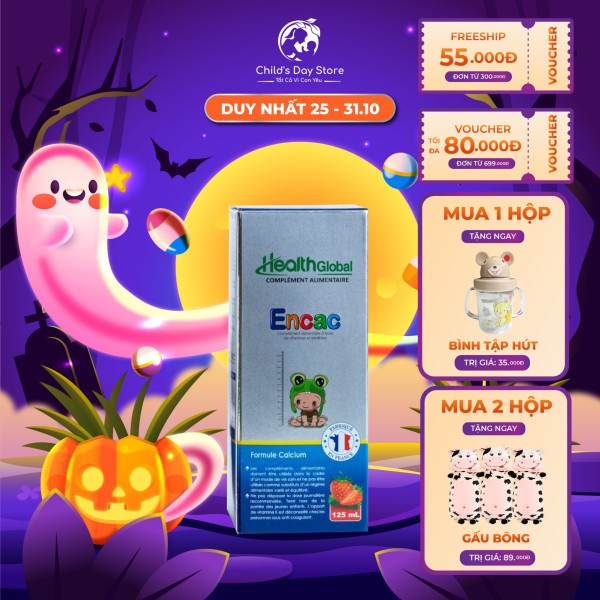 Siro Canxi Encac Global 5s, Bổ sung canxi và vitamin khoáng chất cho bé. Childs_day
