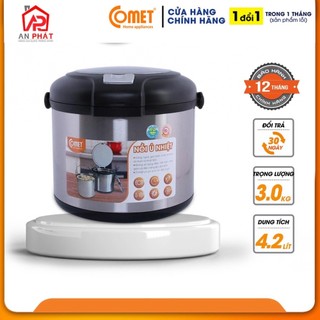Nồi ủ nhiệt đa năng 5 lít comet - cm7661 - hàng chính hãng bảo hành 12 tháng