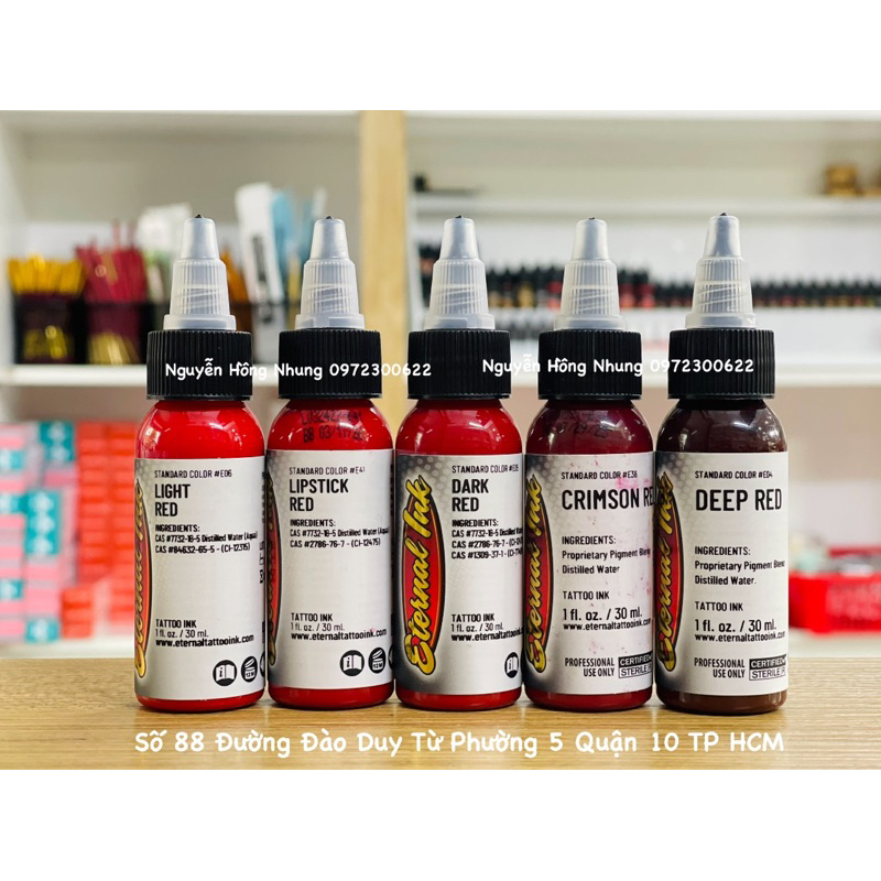 Mực Màu Enternal Chính Hãng Sử Dụng Cho Xăm Hình