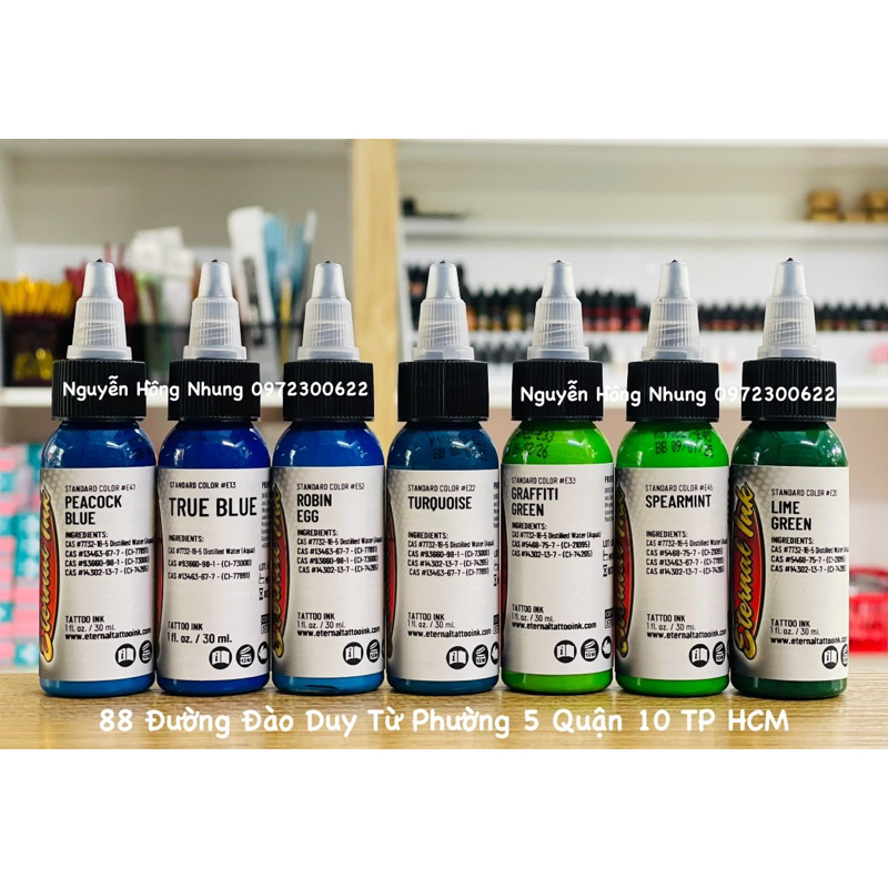Mực Màu Enternal Chính Hãng Sử Dụng Cho Xăm Hình