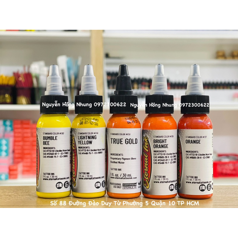 Mực Màu Enternal Chính Hãng Sử Dụng Cho Xăm Hình
